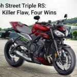 Triumph Street Triple RS side view highlighting design and performance features