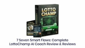 LottoChamp AI Coach Review & Reviews showing AI lottery coach dashboard interface