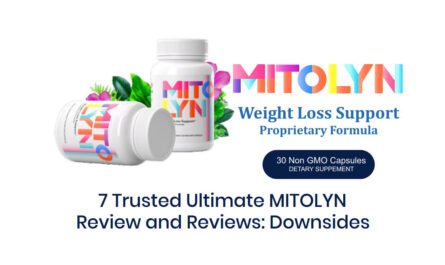 MITOLYN Review and Reviews showing supplement bottle, benefits, and downsides