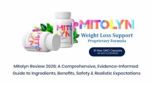 Mitolyn Reviews 2026 supplement bottle showing ingredients and benefits for metabolism and energy support